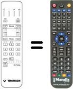 Replacement remote control Hifivox 72 DF 68 LN