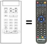 Replacement remote control RCT 3707 C