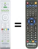 Replacement remote control Schaub Lorenz LT32 MHP