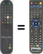 Replacement remote control LG CB 14F84