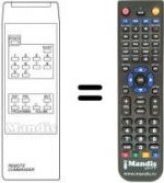 Replacement remote control CTV 2101