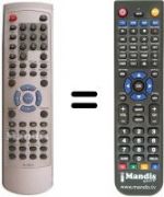 Replacement remote control RL-R8H2