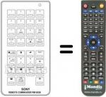 Replacement remote control Sony KV-2207 UB