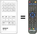 Replacement remote control RM-607