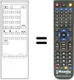 Replacement remote control RM-614