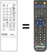Replacement remote control RM-632