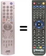 Replacement remote control JVC PD 35D30