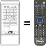 Replacement remote control RM-C408 F