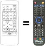 Replacement remote control JVC C 14Z