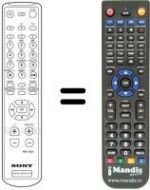 Replacement remote control RM-X501
