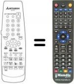 Replacement remote control RM 05401