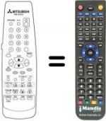 Replacement remote control RM 05403