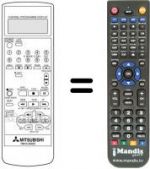 Replacement remote control RM 16-36605