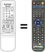 Replacement remote control RM 63121V-63803