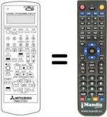 Replacement remote control RM 82-37901