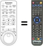 Replacement remote control RM M25-43301