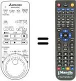 Replacement remote control RM M34-42401
