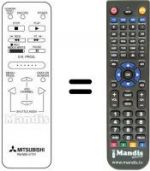 Replacement remote control RM M36-47707