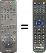 Replacement remote control Sony SLV-E 300