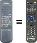 Replacement remote control RM 63121-63807