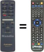Replacement remote control RM M16-47701