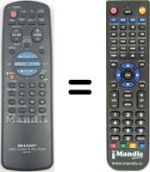 Replacement remote control RRMCG 0076 AJ