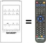 Replacement remote control RRMCG 0123 CESA