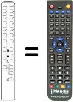 Replacement remote control RRMCG 0234 CESA