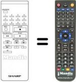 Replacement remote control RRMCG 0254 CESA