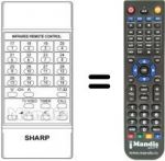 Replacement remote control RRMCG 0292 CESA