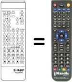 Replacement remote control RRMCG 0579 CESA