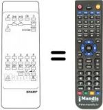 Replacement remote control RRMCG 1019