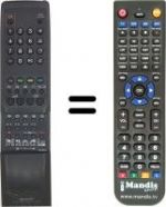 Replacement remote control RRMCG 1023 BMSA