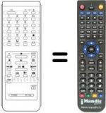 Replacement remote control RT 102