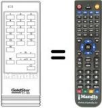 Replacement remote control RV 18B