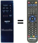 Replacement remote control SCR 04
