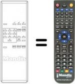 Replacement remote control SP 699001