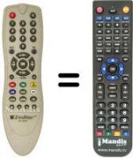 Replacement remote control SR-1000 P