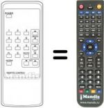 Replacement remote control SR 1930699