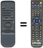 Replacement remote control T 26