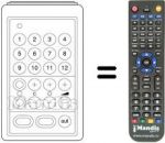 Replacement remote control UNIVERSUM 9266552