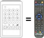 Replacement remote control UNIVERSUM 9253840