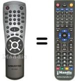 Replacement remote control SV 12909
