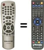 Replacement remote control SV 12919