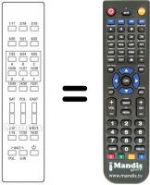Replacement remote control SAT