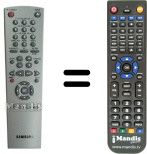 Replacement remote control Samsung SV-651 F