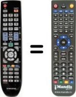 Replacement remote control Samsung LE 40M51B