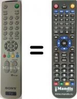 Replacement remote control Sony KV-28 FX65E