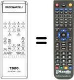 Replacement remote control T 3000