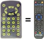 Replacement remote control Amstrad T6 TFT LCD MONITOR